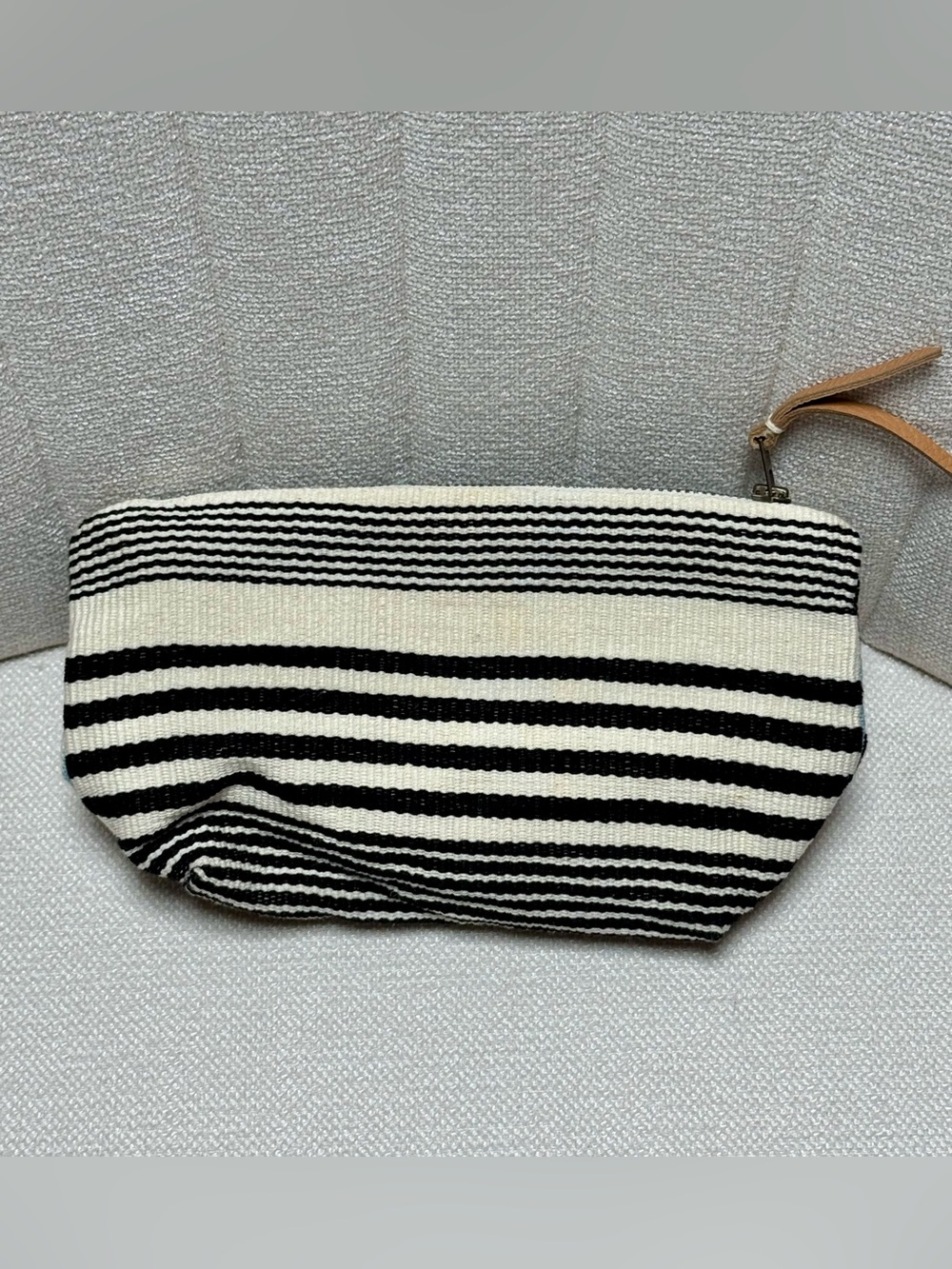 Handmade Mixed Media Cosmetic Pouch with Waterproof Lining NWT - Picture 2 of 5